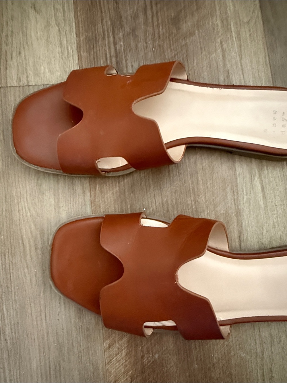 a new day Cognac Cutout Slide Mules - Picture 5 of 5